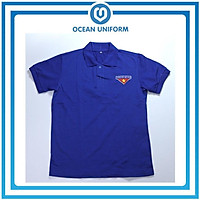 Áo thun đoàn thanh niên nam nữ cổ bẻ loại thường Ocean Uniform vải lacoste thoáng mát, form dáng đẹp