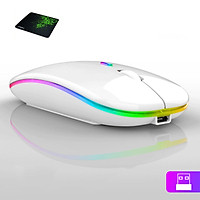 Chuột không dây sạc điện có đèn led