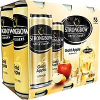 Lốc 6 Lon cao Strongbow vị Táo nguyên bản (330ml x 6 Lon)