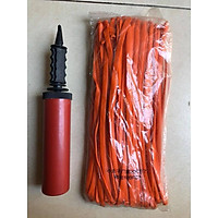 set 100 bóng giun tặng kèm bơm tay ( hàng nội địa trung quốc)