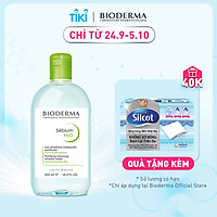 Dung Dịch Làm Sạch Và Tẩy Trang Công Nghệ Micella Bioderma Sebium H2O - 500ml