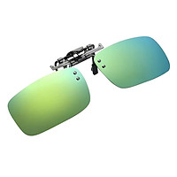 Men Women Polarized Clip-on UV400 Lens Flip-up Myopia Sunglasses Car Driving