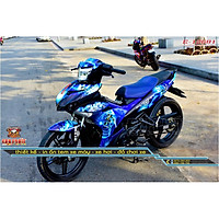 Tem Trùm Xe Exciter 150 Robot Xanh Trắng Cực Chất Mã sản phẩm E-12681