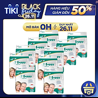 Bộ 10 gói Tấm lót Kyhope HAPPY size M công nghệ Nhật Bản kháng khuẩn, loại bỏ mùi, gói 10 miếng dành cho người lớn