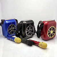 Loa karaoke bluetooth mini xách tay YS A20/A21 - Kèm 1 micro không dây - nghe nhạc, hát karaoke cực hay - Giao màu ngẫu nhiên - Bảo hành 12 tháng