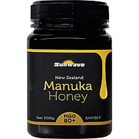 MẬT ONG SUNWAVE MANUKA MGO 80+ NEW ZEALAND 500g- MANUKA HONEY NPA 5+ -