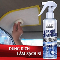 Chai Xịt Vệ Sinh Vải Nỉ Trần Xe Ghế Ngồi Xe Hơi Ô Tô Shuaxinbao Fabric Cleaning (256ml)