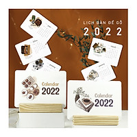LỊCH BÀN ĐẾ GỖ - Calendar 2022 - Lịch âm dương - STHM stationery