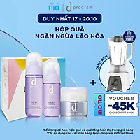 Bộ Sản Phẩm Ngăn Ngừa Lão Hóa Cho Da Nhạy Cảm d program Vital Act (Nước Cân Bằng dp vital act MB 125ml + Sữa Dưỡng dp vital act MB 100ml + Kem chống Lão Hóa 25g)