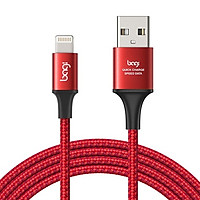 Dây Dù Sạc Nhanh Lightning Bagi 2m IS200 - Hàng chính hãng cho Iphone/Ipad/Ipod
