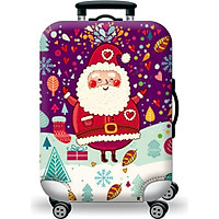 Túi bọc bảo vệ vali -Áo vỏ bọc vali - Mẫu Ông Già Noel H107