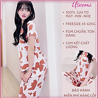 Đồ Bộ Lụa/Lanh/Satin Dài Mặc Ở Nhà Nữ - Bộ Ngủ Nữ Tay Ngắn BabyDoll Mặc Mùa Hè, Nhiều Mẫu Dễ Thương