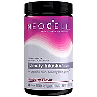 Neocell Beauty Infusion Refreshing Collagen Drink Mix Supplement, Cranberry Cocktail,11.64 OZ