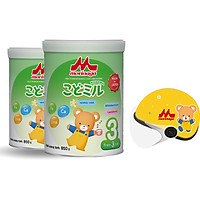 Combo 2 Hộp Sữa Morinaga Số 3 Kodomil Hương Vani 850g + Tặng 1 Mũ Bảo Hiểm Trẻ Em Morinaga