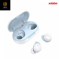 Tai nghe Bluetooth V5.0 True Wireless Earbuds xdobo, điều khiển cảm ứng hỗ trợ nghe đơn hoặc đôi 2 bên tai với micro HD chống ồn dành cho smartphones Andriod và IOS-Trắng-Hàng Chính Hãng