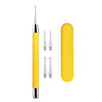Baby Ear Wax Cleaner LED Light Ear Cleaning Earpick Earwax Remover Luminous Ear Curette Light Spoon Health Care Tool For