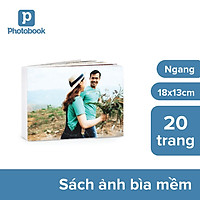 Photobook [E-voucher] Album ảnh nhỏ bìa mềm 20 trang khổ ngang 7" x 5" (18cm x 13cm) - Thiết kế trên app/web Photobook