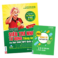 Luyện Siêu Trí Nhớ Từ Vựng Tiếng Anh Dành Cho Học Sinh THPT Quốc Gia (tặng sổ tay mini dễ