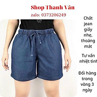 Quần short nữ, quần đùi jean giấy chất vải nhẹ mặc thoáng mát lên dáng trẻ trung, năng động phù hợp cho mùa hè 2022
