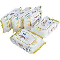 Combo 5 Gói Khăn Ướt Trẻ Em GOO.N Premium 80 Miếng/ Gói