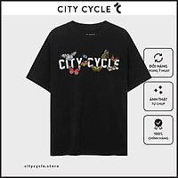 Áo thun nam nữ Butterfly City Cycle - Áo thun tay lỡ Unisex form rộng Local Brand