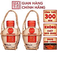 Combo 2 bình gốm nước mắm Tôm Biển 60N