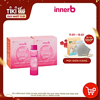 Combo 2 hộp 6 chai nước uống Collagen Vitamin C sáng da InnerB Glowshot (50ml x 6)