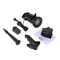Indoor Outdoor Waterproof Projector Light 12 Replaceable Patterns Automatically LED Moving Projector Lamp for