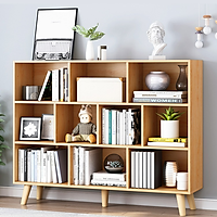 Kệ Sách Gỗ Gia Đình KBT31 SPEVI, Với Chất Liệu Gỗ MDF Và HMR Chống Ẩm Cực Tốt Hàng Cao Cấp, Xu Hướng Mới Của Năm 2021, Có Kèm Tấm Lưng (Kích Thước 120x24x107cm)