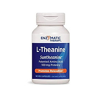 Enzymatic Therapy L-Theanine Suntheanine Brand Patented Amino Acid 100 mg Potency, 180 VCaps