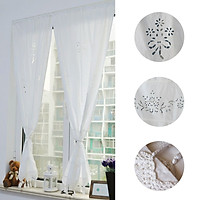 Country French Provincial Curtain Hand Crochet Cotton Kitchen Curtain