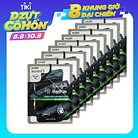 Combo 10 Túi mặt nạ giấy dưỡng trắng da - mặt na dưỡng trắng da chiết xuất Than Hoạt Tính 3w Clinic Hàn Quốc 23ml x 10