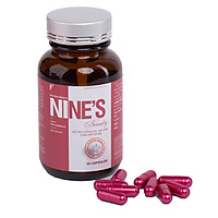 Viên Uống Trắng Da toàn thân Mờ Tàn Nhang Nine's Beauty bổ sung Collagen, Nano Glutathione, Nano Curcumin làm đẹp da hỗ trợ điều trị nám tàn nhang, chống lão hóa giảm nếp nhăn Điều hòa nội tiết tố nữ