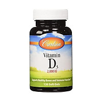 Carlson - Vitamin D3, 2000 IU (50 mcg), Bone & Immune Health, Vitamin D Supplements, Cholecalciferol Supplement, Gluten Free Vitamin D Capsules, 360 Softgels