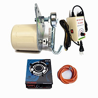 Bếp ga đơn hồng ngoại tặng 1 dây gas và 1 bộ máy đưa võng fujishi - hàng chính hãng