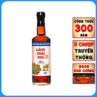 Nước mắm nhỉ Làng Chài Xưa xuất khẩu nhãn xanh chai thủy tinh 500ml cốt nhỉ đặc biệt vị dịu nhẹ gu Việt Kiều giới trẻ thành thị