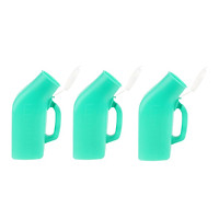 3 Pcs Portable Long Trip Urinal Bottle Male Travel Pee Potty Urine Containers