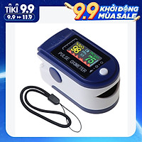 Máy đo huyết áp dạng kẹp ngón tay & Heart Rate Monitor with Lanyard 2-way Display Digital SpO2 Monitor