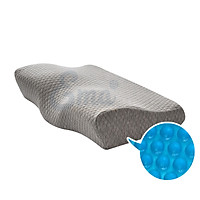 Gối cao su non có gel lạnh Ema cho người lớn - Chống ngủ ngáy, giảm đau mỏi cổ vai gáy - Phòng ngừa thoái hóa đốt sống cổ - Phong cách Nhật Bản