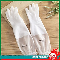 Găng Tay Cao Su Siêu Dai Lót Nỉ Bo Chun - Găng Tay Cao Su - CH Hương Thị Miễn Phí Vận Chuyển