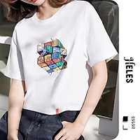 Áo phông nam nữ tay lỡ form rộng unisex ulzzang, áo thun nam nữ H24 thời trang HELES