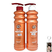Bộ Dầu Gội/Xả Siêu Phục Hồi & Lưu Hương Sophia Profesional Snail Repair (2x500ml) tặng kèm móc khoá