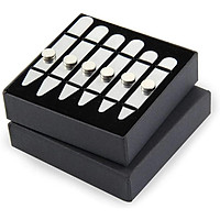 12 PCS Magnetic Metal Collar Stays Stainless Steel Metal Collar Stiffeners Dress Shirt Collar Stays Bars,Magnetic Collar Stays Metal Shirt Collar Stiffeners for Men, 3 Sizes(2.2"/2.5"/2.75")