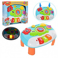 Đồ chơi bàn nhạc WINFUN 0852 kiêm treo nôi cũi cho bé khám phá đại dương hoc chữ học số đầu tiên - có nhạc - tặng đồ chơi tắm 2 món