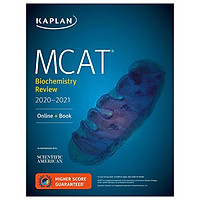 MCAT Biochemistry Review 2020-2021: Online + Book (Kaplan Test Prep)