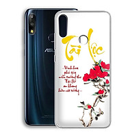 Ốp lưng dẻo cho điện thoại Zenfone Max Pro M2 - 01219 7933 TAILOC02 - in chữ thư pháp Tài Lộc - Hàng Chính Hãng