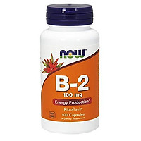 Viên Uống Now Bổ Sung Vitamin B-2 (Riboflavin) 100mg Giúp Sản Sinh Năng Lượng (100 Viên)