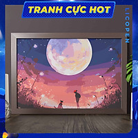 Tranh Tô Màu Theo Số - Tranh Đêm Trăng Tròn - MS89