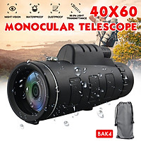 40X60 HD Monocular Night Vision Monocular Telescope Portable Hunting Camping Hiking Telescope with Compass Waterproof