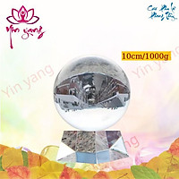 Cầu Pha Lê Màu Trắng- Quả Cầu Phong Thủy Cao Cấp cao cấp, chất lượng